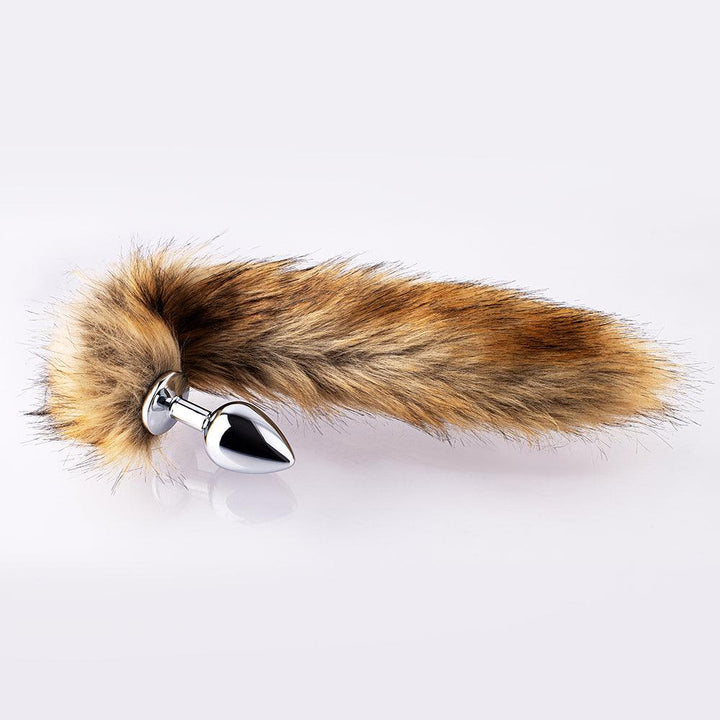 long furry tail anal plug