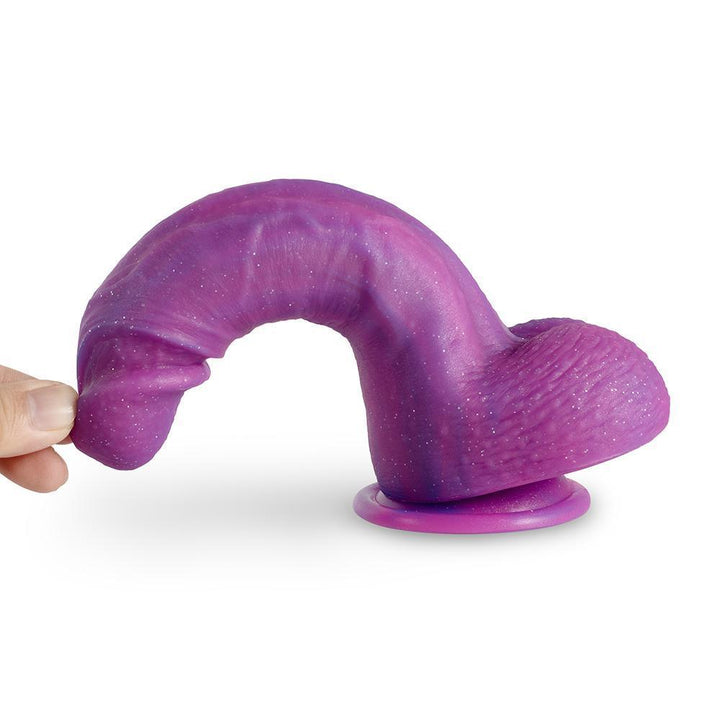 Lulu Love Purple Realistic Suction Cup Dildo 6 Inch - Honey Play Box