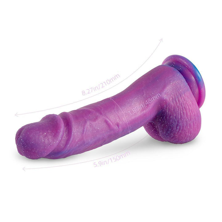 Lulu Love Purple Realistic Suction Cup Dildo 6 Inch - Honey Play Box