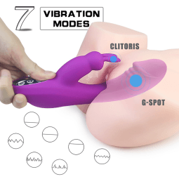Naughty U - G Spot Rabbit Vibrator With Bunny Ears - Honey Play Box