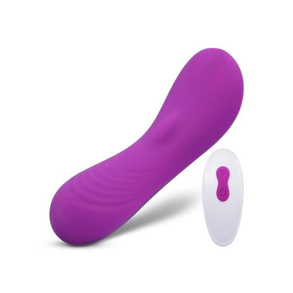 purple wearable clit vibrator for women