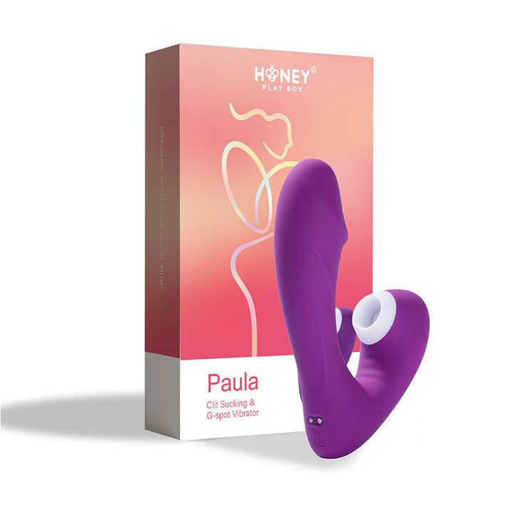 Paula - Remote Clit Sucking G Spot Vibrator - Honey Play Box