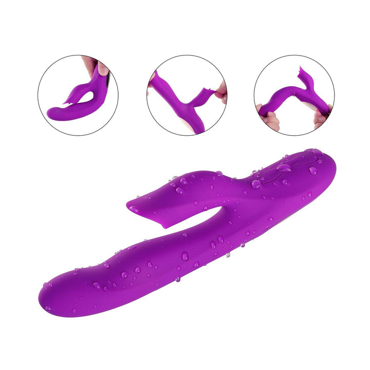 sex toy with bendable vibrator