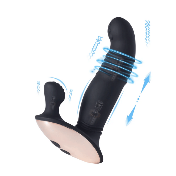 ROYAL Remote Controlled Vibrating Perineum Stimulator Thrusting Prostate Massager - Honey Play Box Official