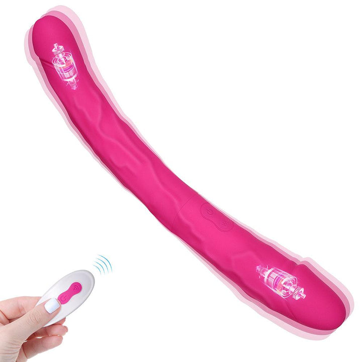 vibrating 12 inch double sided dildo