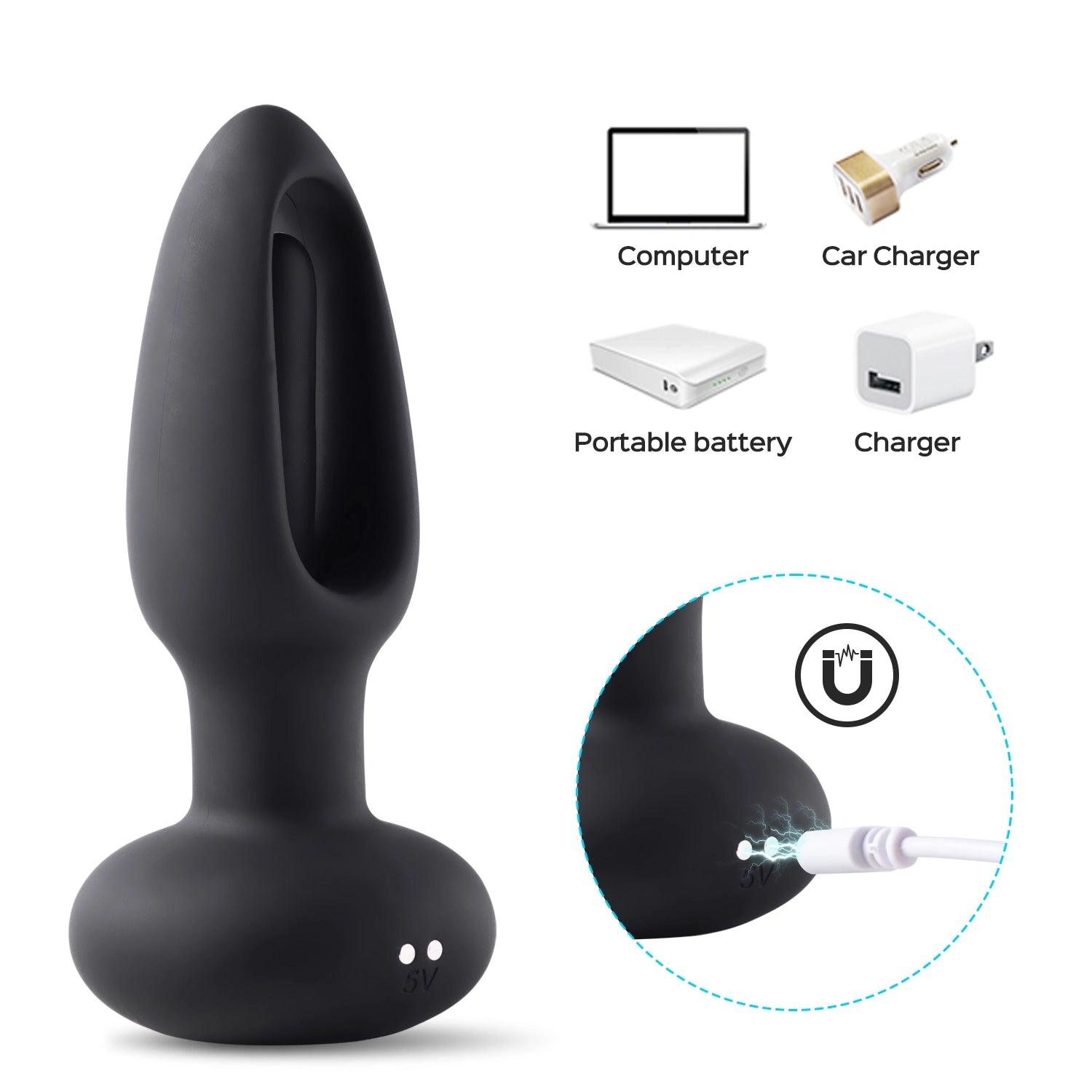 SNUGGY Flapping Butt Sex Toy Vibrating Anal Plug - Honey Play Box Official