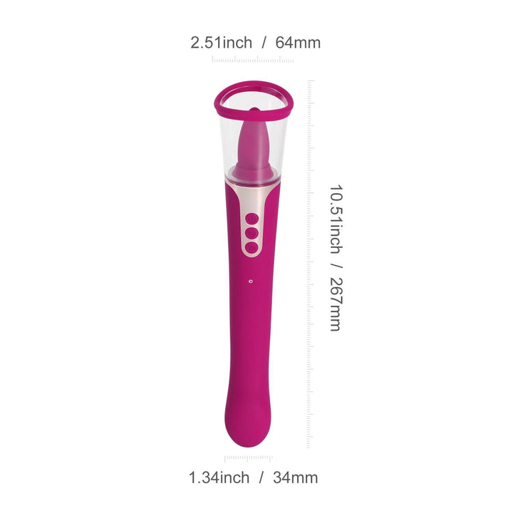 SUCCION 3 in 1 Clitoral Sucking G Spot Vibrator & Clit Licking Tongue - Honey Play Box Official