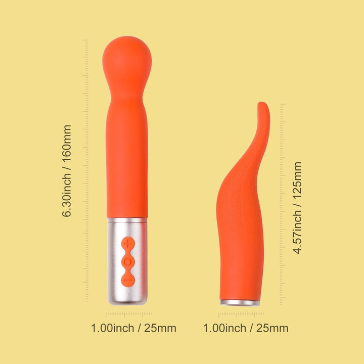 THE NAUGHTY COLLECTION Interchangeable Heads Vibrator - Honey Play Box Official