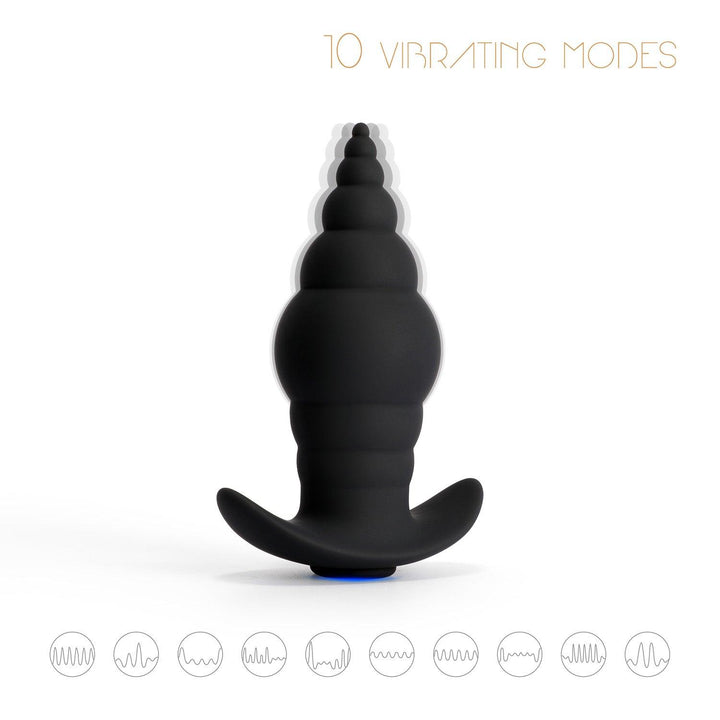 ripple shaped anal toy